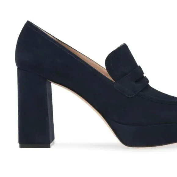 Gianvito Rossi Rouen 4" suede pumps. Size 38‎ 1/2. - Picture 4 of 10